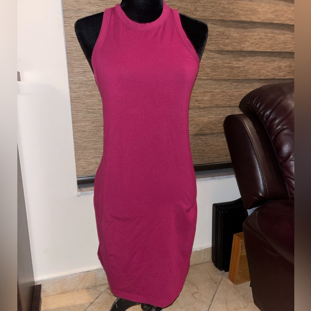 Purple long dress